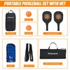 Hotnueout 5FT Small Mini Pickleball Net Set - Quick Setup