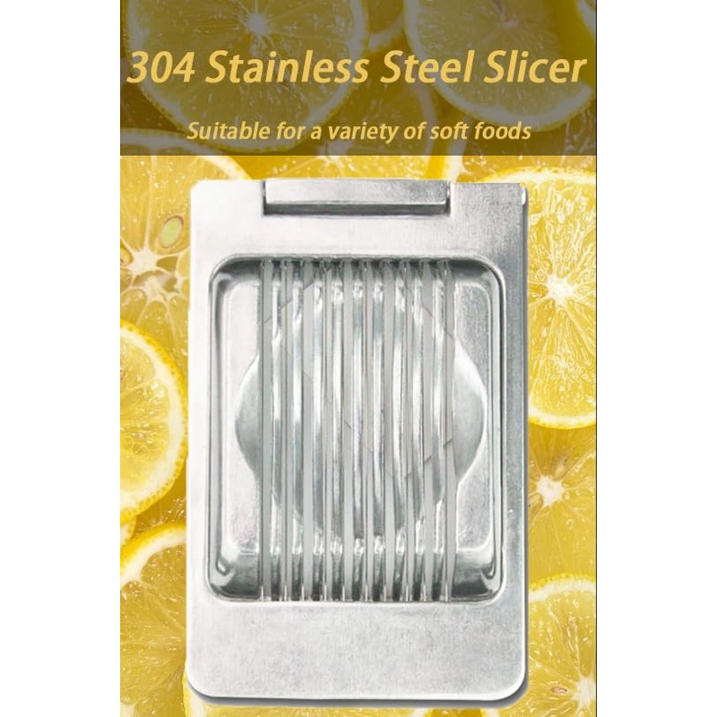 Stainless Steel Egg Slicer, Professional Egg Separator, Egg Slicer, Dishwasher