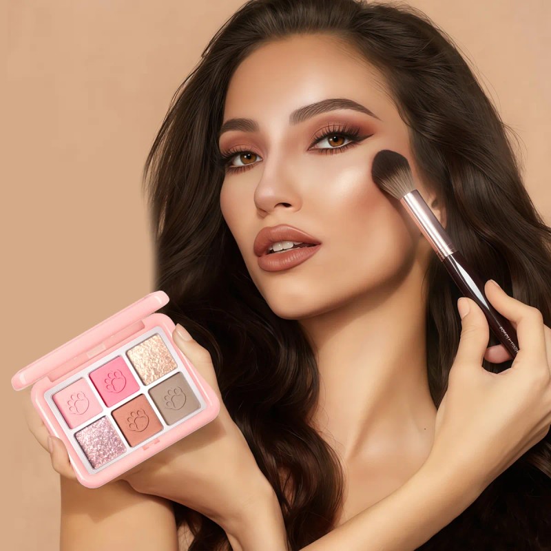Paletas De Sombras De Ojos Varios Tonos Color De La