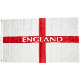 SHATCHI 5ft x 3ft National Flags Events Pub BBQ Decorations for Rugby Cricket Football Sports 2023 World Cup Banner Fan Support Table Cover England Printed St George