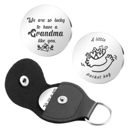 Grandma Gifts Grandma Mothers Day Gifts for Grandma Keyring Gifts For Grandma Great Grandma Gifts For Granny Birthday Gifts For Grandma From Grandkids Presents For Grandma Pocket Tokens Keepsake Gifts
