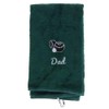 Always Looking Good Embroidered Dark Green Lawn Bowls Towel for