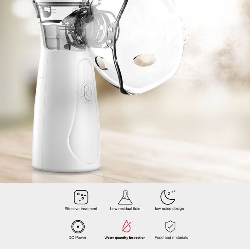 Ultrasonic Portable Nebulizer Strong Mist Handheld Portable Inhaler for Adults