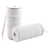 BOKFJBP Elastico da 9 mm, 50 m, colore bianco, 9
