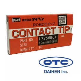 OTC Daihen .045 Contact Tips 1.2mm Automation Robotic 10 Pack, L7250B04