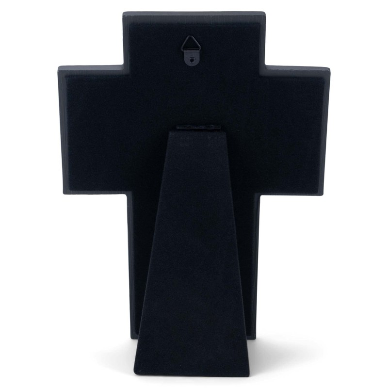 Lighthouse Christian Products Pastor Stand Firm Embossed Resin Easel Cross