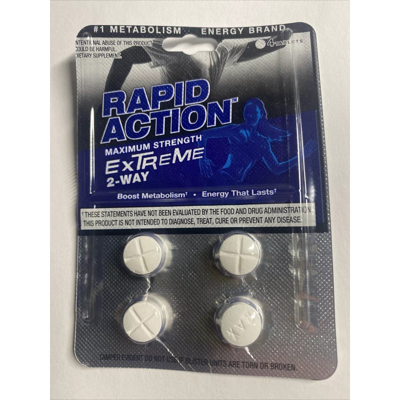 Rapid Action Extreme 2 Way Energy Metabolism 1 pack 4