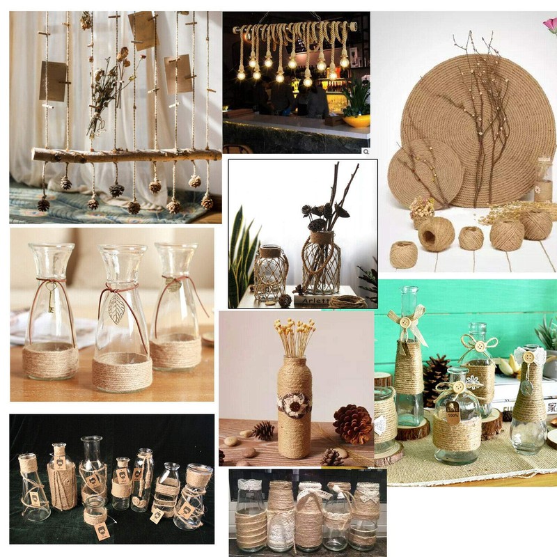 NEOTRIMS Jute Twine Rope 3 Ply 2mm 4mm 6mm and