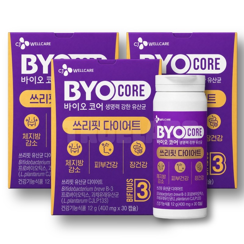 Biocore Three Fit Diet Lactic Acid Bacteria 3 Boxes Bifidus