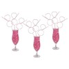 Pink Diamond Ring Silly Straws Bulk 48 Pc