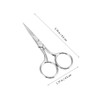 minkissy Sets Practical Portable Scissor Set for Face Hair Stainless