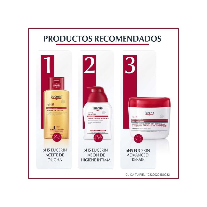 Aceite de Ducha Eucerin PH5 Syndet Piel Sensible 200ml