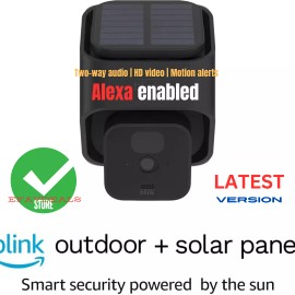 Blink - Add-On Outdoor Wireless 1080p Full HD Add-On Security Camera Solar Panel