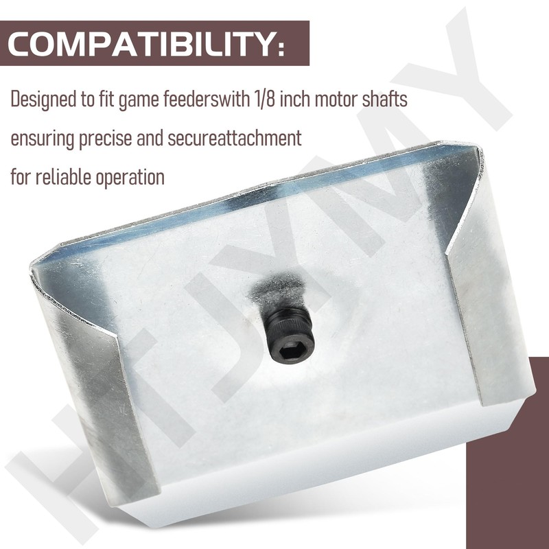 6v Spinner Plate for Deer Feeder, Heavy Duty 6-Volt Spinner