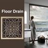 Floor Drain Antique Copper Shower Drain Kit for Home Hotel