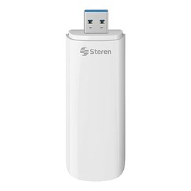 STEREN Adaptador USB 3.0 Wi-Fi* 6 de 2,4 GHz y 5 GHz (B/G/N/A/AC/AX)