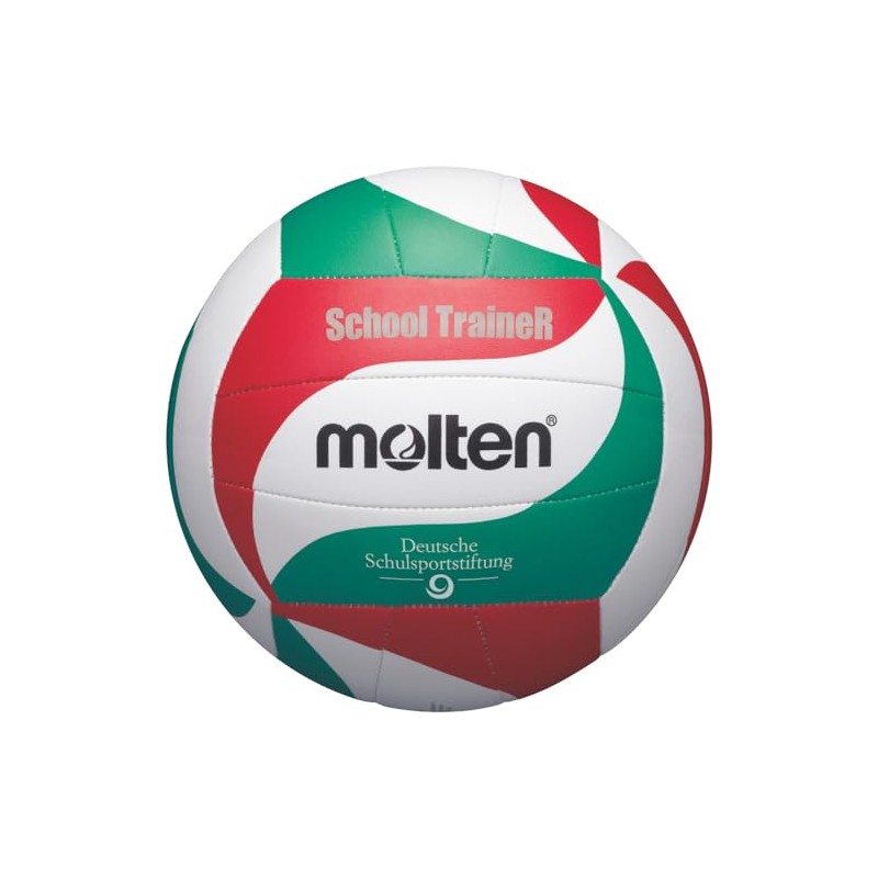 Molten Volleyballs MHR500 Volleyballs White/Green/Red 5