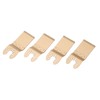 4PCS Oscillating Saw Blade Diamond Cemented Carbide 1.3in Wood Multitool