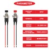 MKBKLLJY 18pcs 7mm Mini Round Push Button Switch 1A 250V