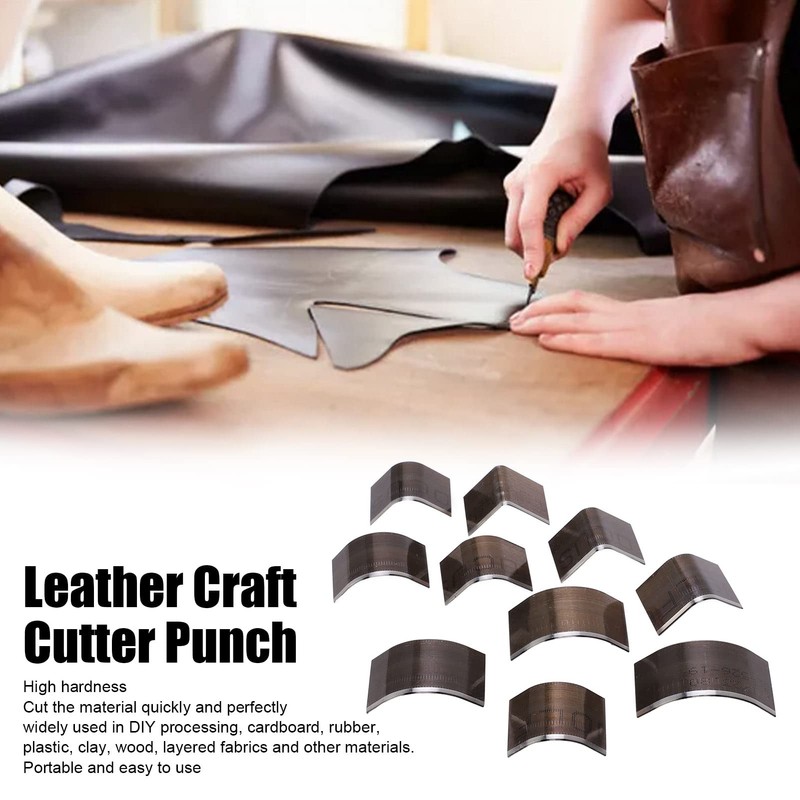 Corner Edge Cutter 10 Pieces Corner Cutter Shape Set Leather