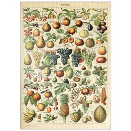 MyPuzzle Fructus - Fruits for All, Vintage Art Poster, Adolphe Millot - Premium 500 Piece Puzzle - MyPuzzle Special Collection by Havana Puzzle Company