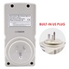 Plug-in Socket Design Power Meter Energy Watt Voltage Current Frequency