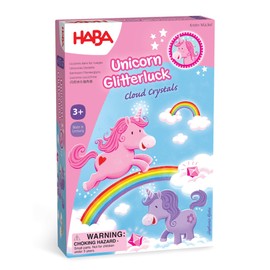 HABA Unicorn Glitterluck Cloud Crystals - A Sparkling Dice Games Competition, Children's Games & Unicorn Gifts for Ages 3+, Made in Germany