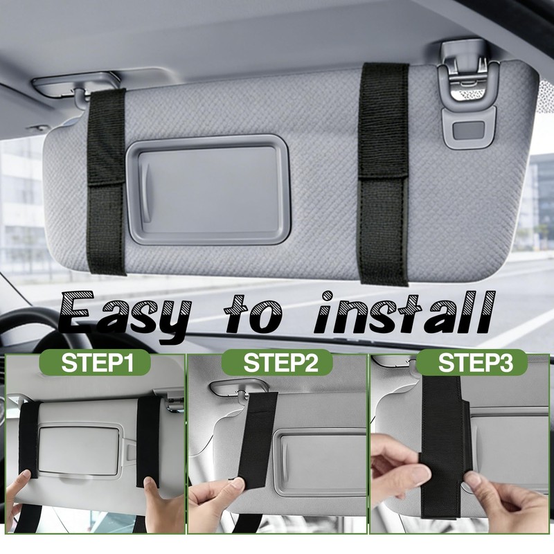 Car Sun Visor Organizer, Tactical Molle Panel Visor Storage Organizer