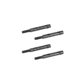 Steel RC Front & Rear Drive Shaft CVD Axle Portal Stub Axles for Axial RC Crawler 1/18 UTB18 Capra Unlimited Trail Buggy RTR Upgrade Parts