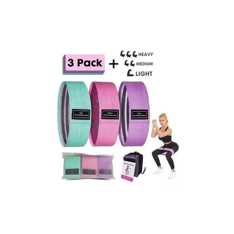 Molin Bandas De Ejercicio Ligas De Resistencia Yoga C/3 Ligas