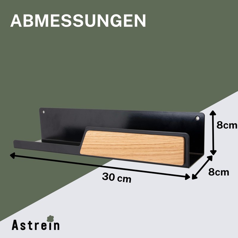 Astrein® Magnetic Key Holder, Wooden Key Holder, Oak, Key Holder