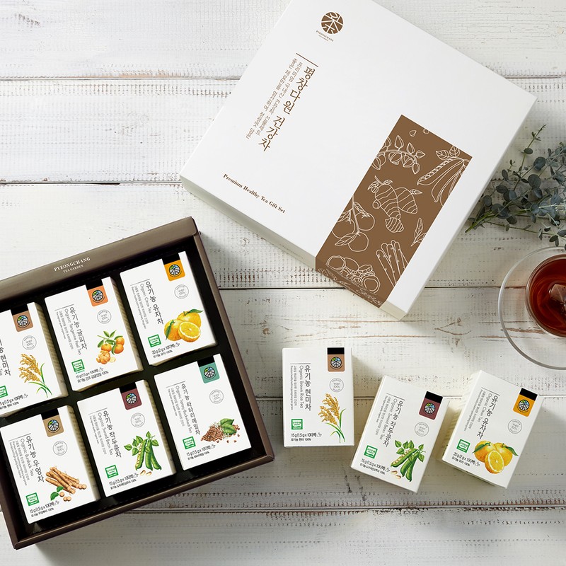 Pyeongchang Dawon Organic Health Tea Gift Set No. 2, 6