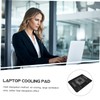 KOMBIUDA Quiet Laptop Cooling Pad Anti-Slip Design Portable Stand for