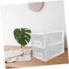 DOITOOL Clear Drawer Organizer Box for Office Desk Storage Case