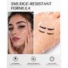 SUMEITANG Black Winged Eyeliner Stamp Pen, Dual Head 90° Rotating