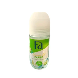 Fa Deodorant 1.7 Ounce Roll-On Caribbean Lemon (50ml) (3 Pack)