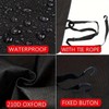 RV Rear Door Awning,Truck Sun Shade Cover | Windproof Rear