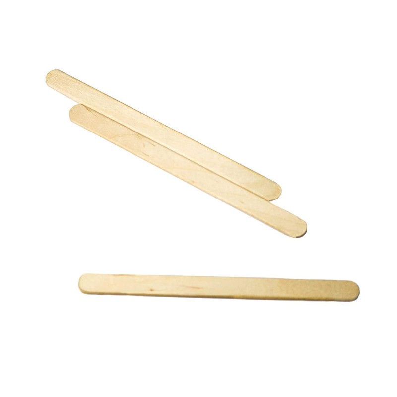 Medium Waxing Sticks - 4.5" x 3/8" - Pack of