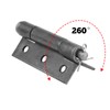 Fanmao 6 Pack 3-1/4" x 2" Weld-On Butt Door Hinges,