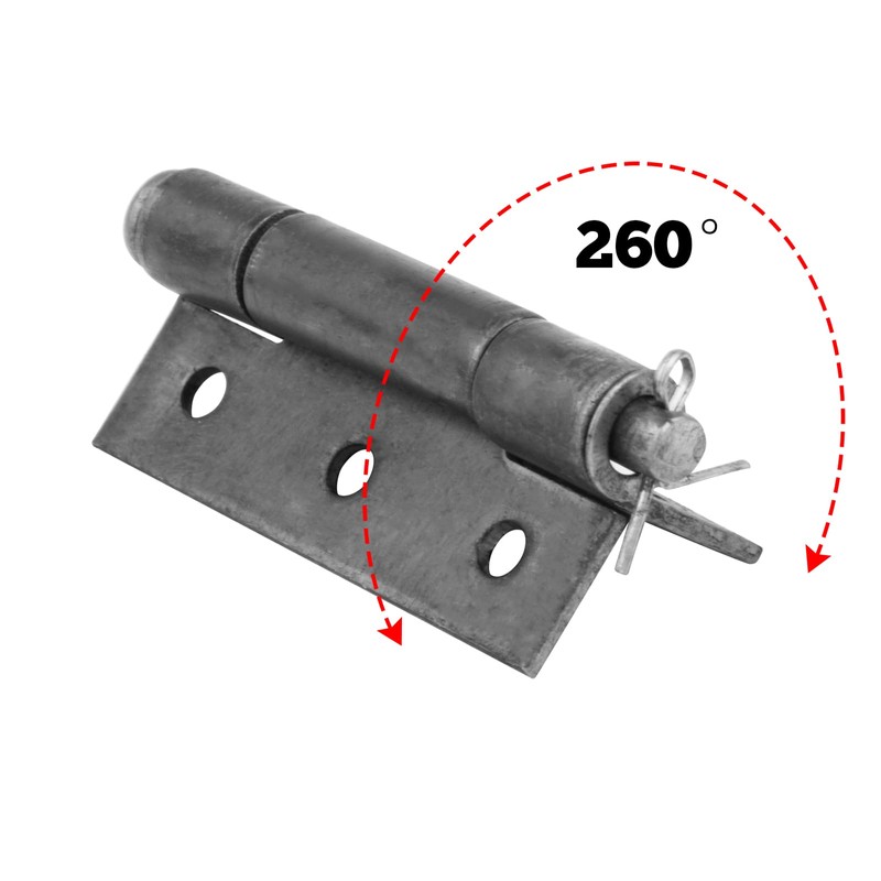 Fanmao 6 Pack 3-1/4" x 2" Weld-On Butt Door Hinges,