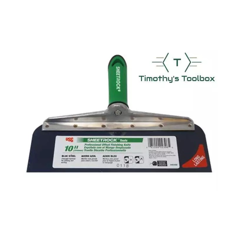 USG Sheetrock Drywall Offset Taping Knife Combo - 10" &