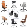 NICOLEKAY Office Chair Wheels - Replacement Rubber Wheels - Universal