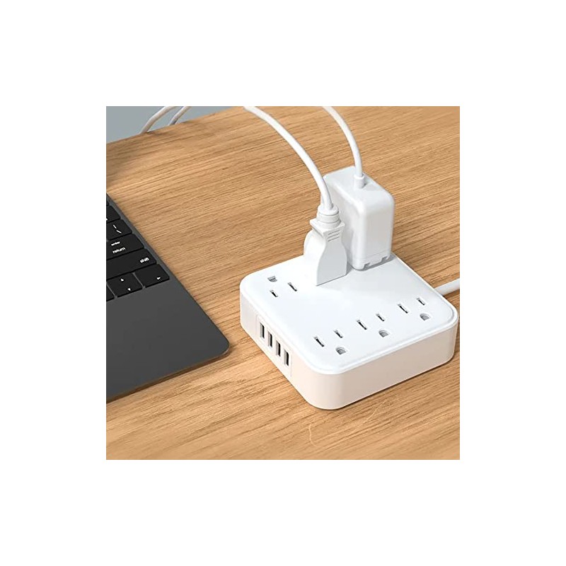 Multicontacto L02 Regleta para Pared con 3 Enchufes CA, 2