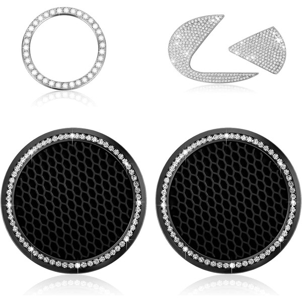 4Pack Fit for Lexus RX,GX,CT, is,NX,GX,GS,LX,RC,RC F,GS F,ES,IS300 Bling Interior