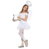 Fun World Little Angel Costume, Large 12-14, White