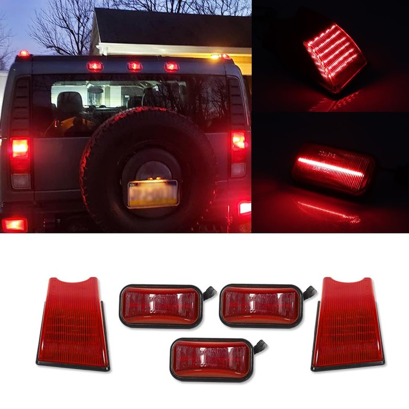 GTINTHEBOX Front Rear Cab Roof light Compatible with 2003-2009 Hummer