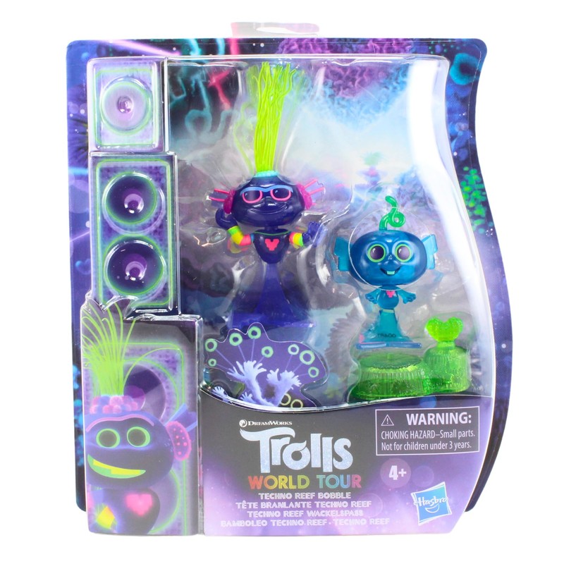 Trolls World Tour Techno Reef Bobble Set with 2 Figures,