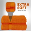 Milosc Pack of 2 Large Bath Towels Set Super Absorbent