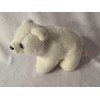 Weighted stuffed animal, polar bear with 2-4 lbs, washable plush