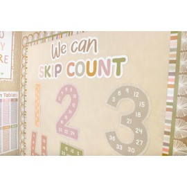 Teacher Created Resources Terrazzo Tones Skip Counting/Multiples Jumbo Numbers Bulletin Board (TCR7203)